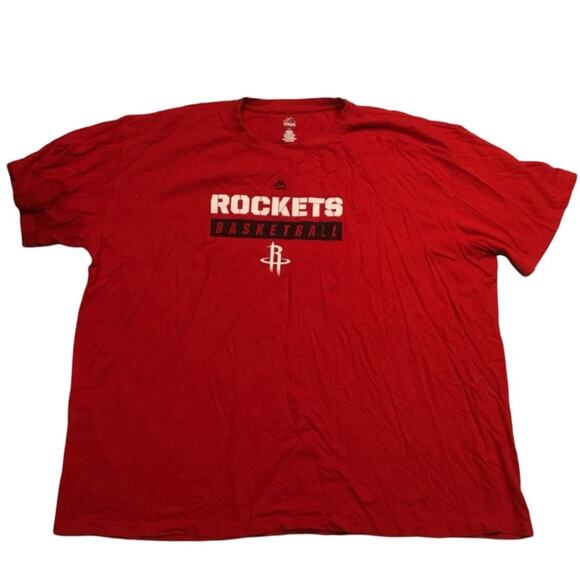 Houston Rockets NBA Majestic T-Shirt - Picture 1 of 4